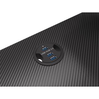 Genesis Gaming Tisch HOLM 300 RGB schwarz (120cm x 75cm)