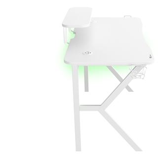Genesis Gaming Tisch HOLM 320 RGB weiß (120cm x 75cm)