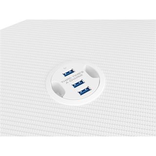 Genesis Gaming Tisch HOLM 320 RGB weiß (120cm x 75cm)