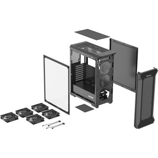 Genesis Irid 505F Midi Tower schwarz