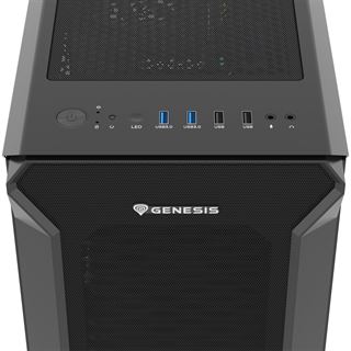 Genesis Irid 505F Midi Tower schwarz
