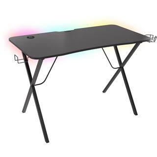 Genesis Gaming Tisch HOLM 200 RGB schwarz (113cm x 75cm)