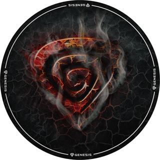 Genesis Bodenschutzmatte TELLUR 400 "ROUND LAVA" (1,0m)