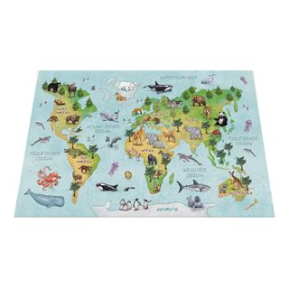 HERMA Schreibunterlage Weltkarte 55x35 3 St&uuml;ck