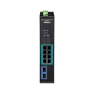 TrendNet 10-port Indust. Gbit PoE+ DIN-Rail Switch -20/+65°C