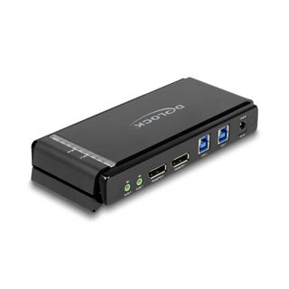 UGREEN 8K Displayport KVM Switch DP 1.4 con 4 Puertos USB 3.0 (3 USBA