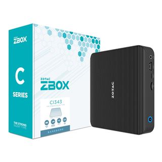 ZOTAC ZBOX CI343 NANO Mini-PC Barebone Intel N100 2xDDR5 SODIMM SATA