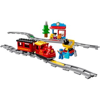 LEGO DUPLO 10874 Dampfeisenbahn, Eisenbahn-Spielzeug mit