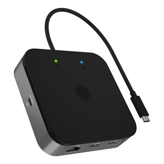 RaidSonic Icy Box 7-in-1 - Dockingstation - USB-C 3.2 Gen 2 /