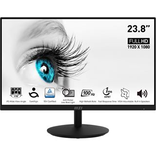 24" (60,96cm) MSI Pro MP242ADE schwarz 1920x1080 1x DisplayPort