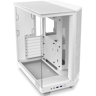 NZXT H6 Flow weiss Midi Tower ohne Netzteil weiss