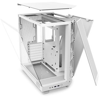 NZXT H6 Flow weiss Midi Tower ohne Netzteil weiss