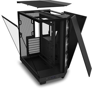 NZXT H6 Flow RGB schwarz Midi Tower ohne Netzteil schwarz