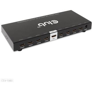 Club3D HDMI Splitter 1 Eingang -> 8 Ausg&auml;nge 4K60Hz UHD retail