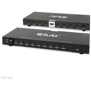 Club3D HDMI Splitter 1 Eingang -> 8 Ausg&auml;nge 4K60Hz UHD retail