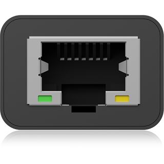 IcyBox Adapter USB3.2 Gen1 Hub & Gigabit LAN 4-in-1 retail