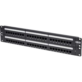 EATON TRIPPLITE 48-Port 2U Rack-Mount Cat6/Cat5 110 Patch Panel 568B