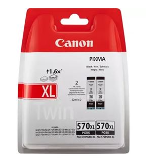 CANON PGI-570XL Ink Cartridge BK TWIN BL SEC