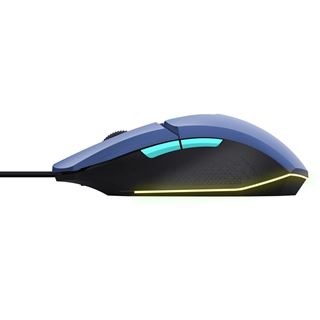 TRUST GXT109B FELOX GAMING MAUS BLAU 25067 6Tasten/USB/6400dpi/Kabel
