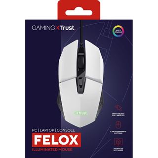 Trust Gaming GXT 109W Felox USB wei&szlig; (kabelgebunden)