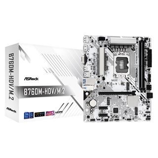 ASRock HDV/M.2 Intel B760 So.1700 DDR5 mATX Retail