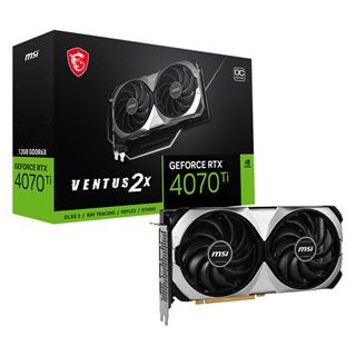 12GB MSI GeForce RTX 4070 Ti Ventus 2X OC Aktiv PCIe 4.0 x16 (Retail)