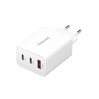 Intenso 1x USB-A auf 2x USB-C GAN Adapter weiß