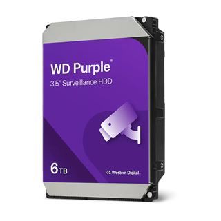 6TB WD PURPLE 256MB 3.5IN SATA *recertified*