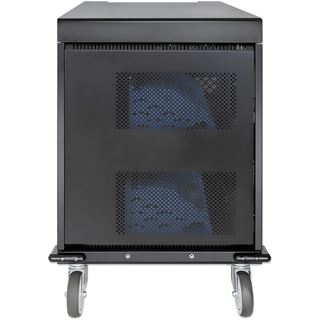 Manhattan Ladeschrank mit 32 Steckdosen Glast&uuml;r