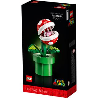 LEGO Super Mario 71426 Piranha-Pflanze Set, bewegliche Figur als Deko