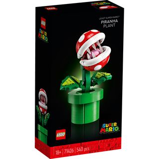 LEGO Super Mario 71426 Piranha-Pflanze Set, bewegliche Figur als Deko