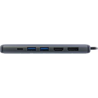 InLine 8-in-1 USB-C Multihub Dockingstation, HDMI, DisplayPort, USB