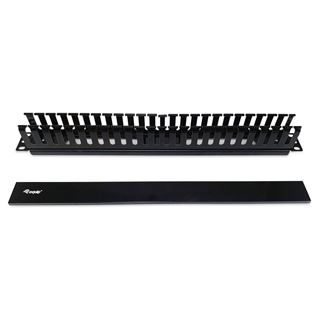 Equip 19" Kabelmanagement Panel Ausstattung 1U schwarz