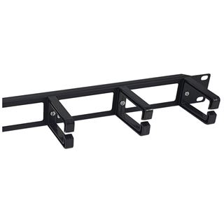 Equip 19" Kabelmanagement Panel Ausstattung 1HE schwarz