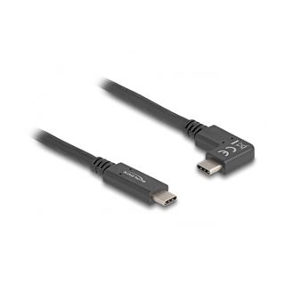 2.00m Delock USB-C Anschlusskabel gewinkelt USB C Stecker auf USB C