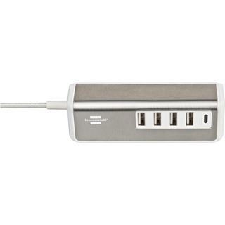 Brennenstuhl estilo USB-Multiladeger&auml;t+Textil-