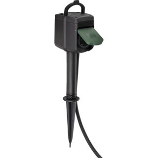 10.00m Brennenstuhl WiFI Gartensteckdose mit Erdspiess