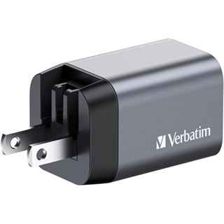 VERBATIM Ladeadapter, Universal, GNC-35, GaN, 35W, grau 1x USB-A QC,