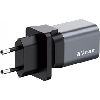 VERBATIM Ladeadapter, Universal, GNC-35, GaN, 35W, grau 1x USB-A QC,