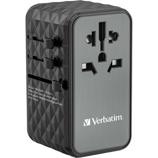 VERBATIM Ladeadapter, Universal Travel, UTA-06, GaN III, 100W 2x