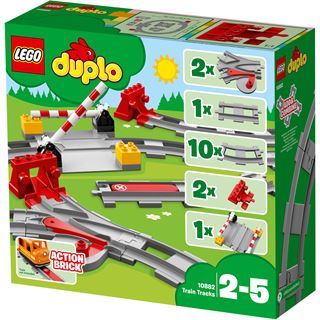 Lego DUPLO Eisenbahn Schienen 10882