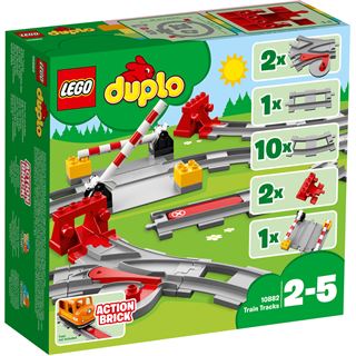 Lego DUPLO Eisenbahn Schienen 10882