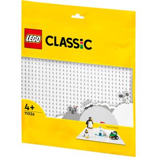 LEGO Classic 11026 Weiße Bauplatte, Grundplatte für LEGO