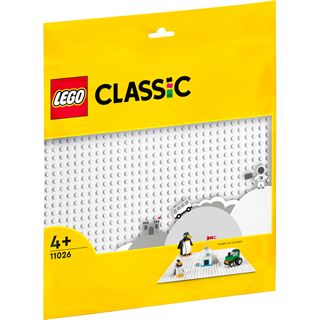 LEGO Classic 11026 Weiße Bauplatte, Grundplatte für LEGO