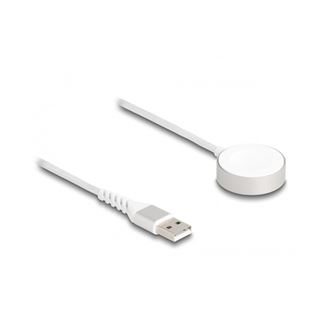 1.00m Delock USB Ladekabel für Apple Watch MFi weiß