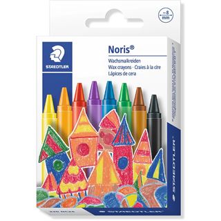 STAEDTLER Wachsmalkreide Noris 12er-Set im Kartonetui 8mm retail