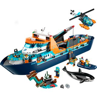 LEGO City 60368 Arktis-Forschungsschiff Set, großes
