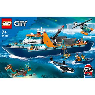 LEGO City 60368 Arktis-Forschungsschiff Set, großes