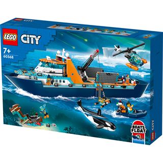 LEGO City 60368 Arktis-Forschungsschiff Set, großes
