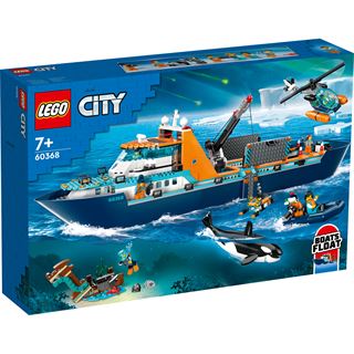 LEGO City 60368 Arktis-Forschungsschiff Set, großes